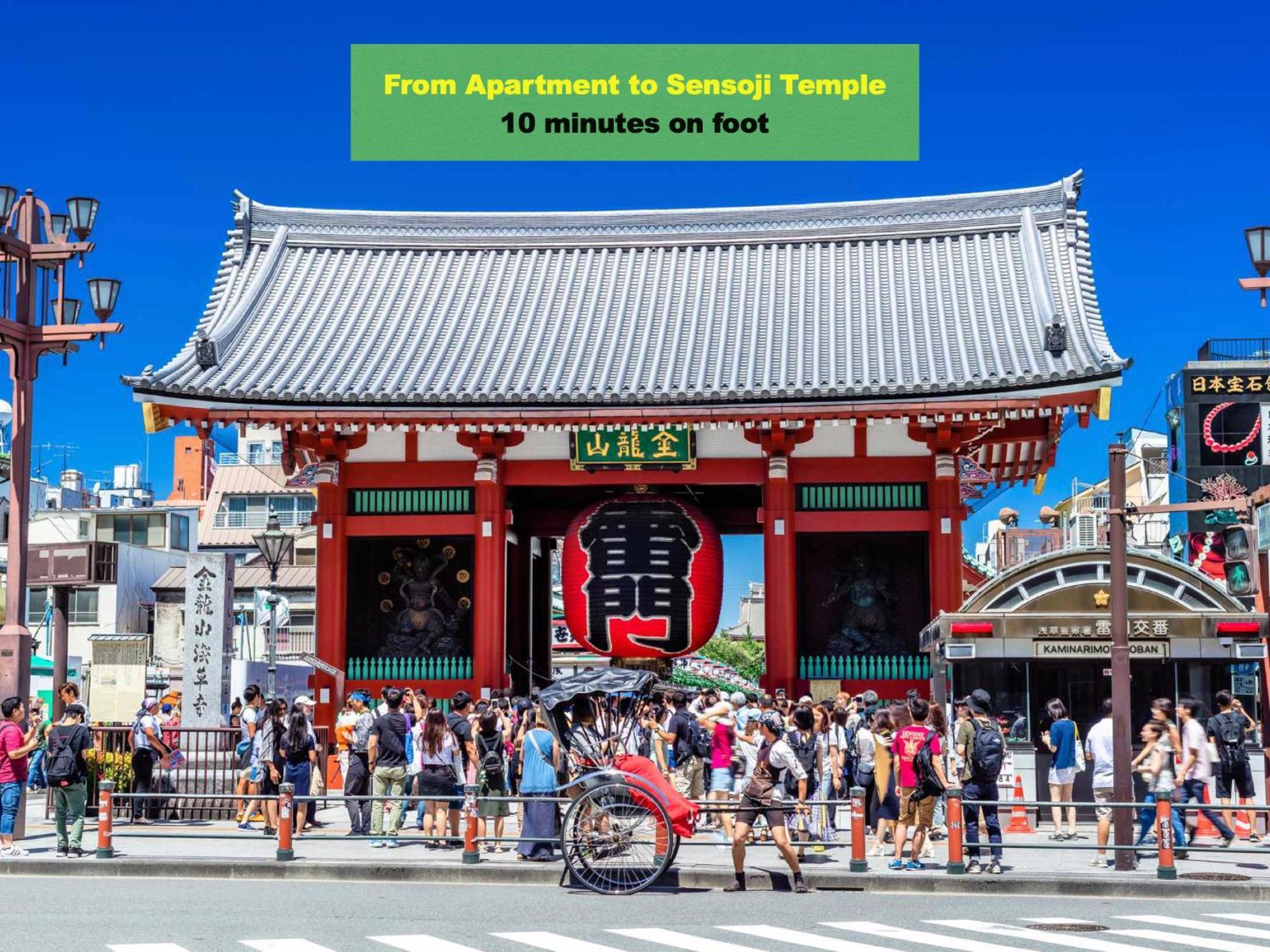 桜の川7 Asakusa 901 Kuramae Train 3mins Free Wifi Eight People Quiet,cook,perfect Facilities * Tokio